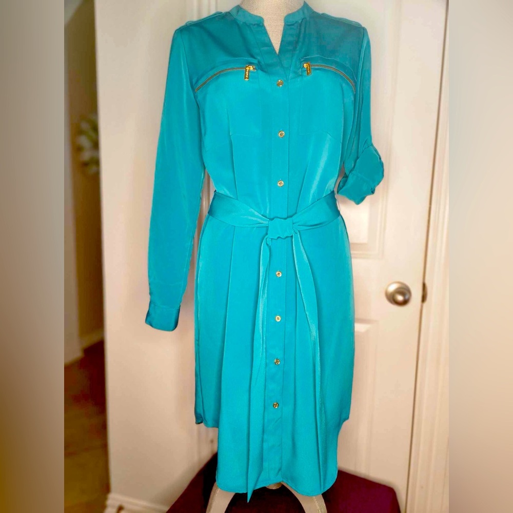 Calvin Klein Turquoise Dress